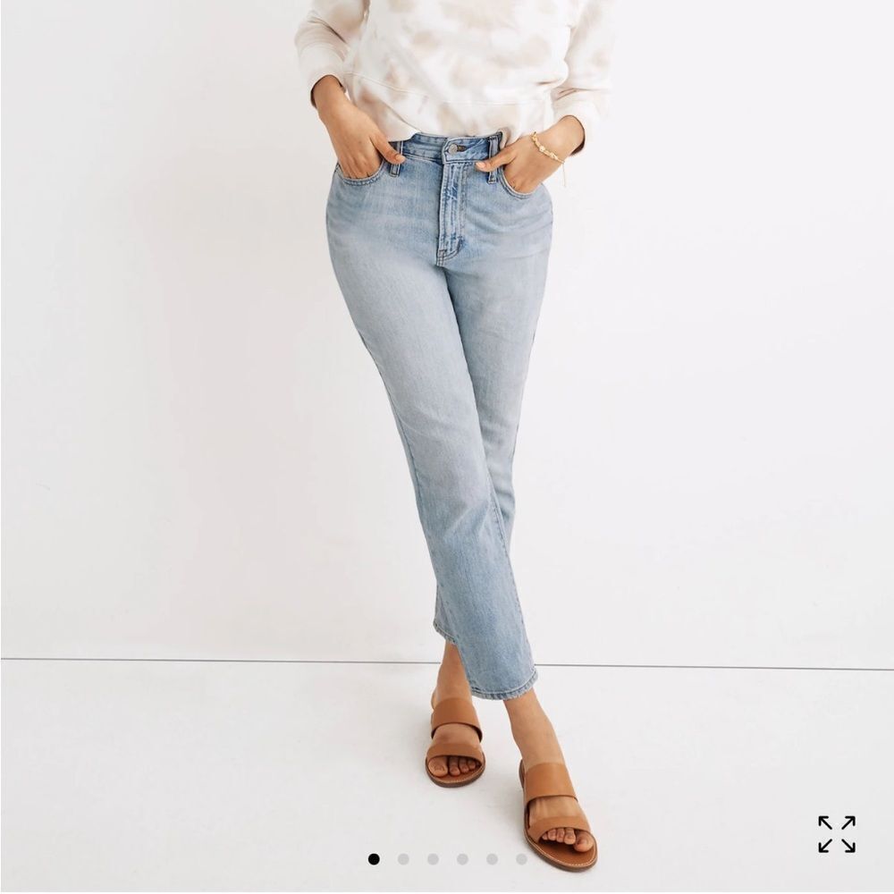 Madewell The Curvy Perfect Vintage Jean in fitzgerald Light wash rigid Size 29
